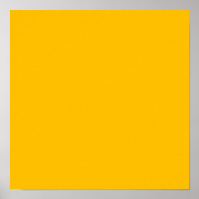Gelb (Vollfarbe) Poster (Vorne)