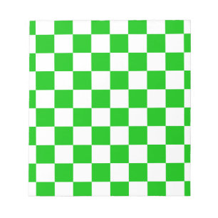 Gelb-Weiß-Muster Notizblock