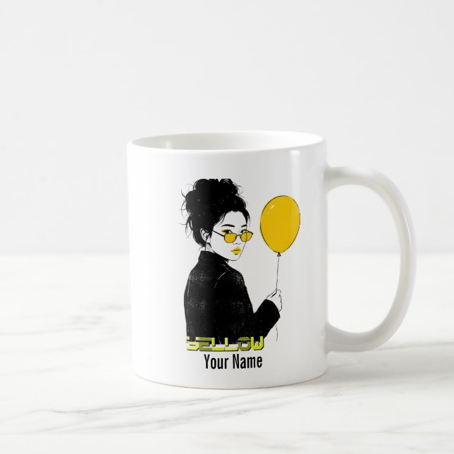 Gelb - YEW01 Kaffeetasse (Rechts)