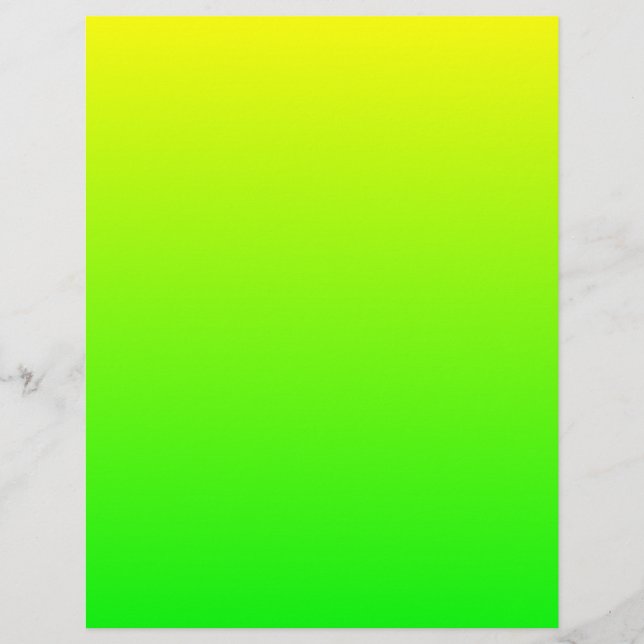 Gelb zu Limette Flyer (Vorne)