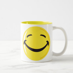 Gelb Zweifarbige Tasse