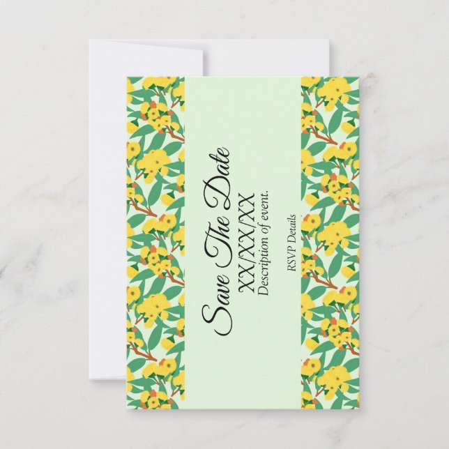 Gelbbaum-Blume (Vorderseite)