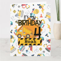 Gelbbauwagen zum 4. Geburtstag