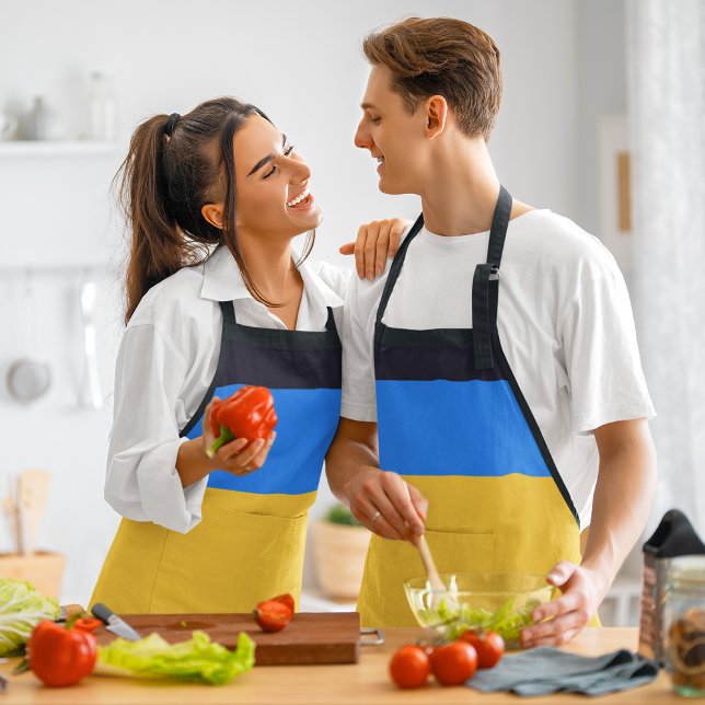 Gelbblau Schürze (Von Creator hochgeladen)