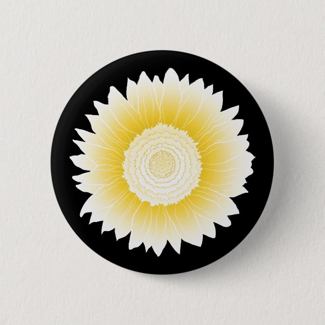 Gelbblume Button (Vorderseite)