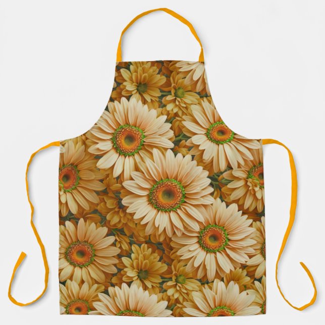 Gelbblütengelbe Gelbblütenblume Schürze (Vorderseite)