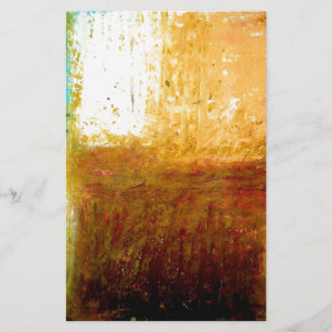 Gelbbraun Abstrakt Briefpapier