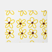 Gelbbraune Sonnenblumenmuster Blumenmuster
