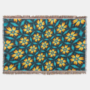 Gelbe Abstrakte Blume Decke