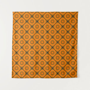 Gelbe abstrakte Muster Hintergrund Design. abstrac Wandteppich