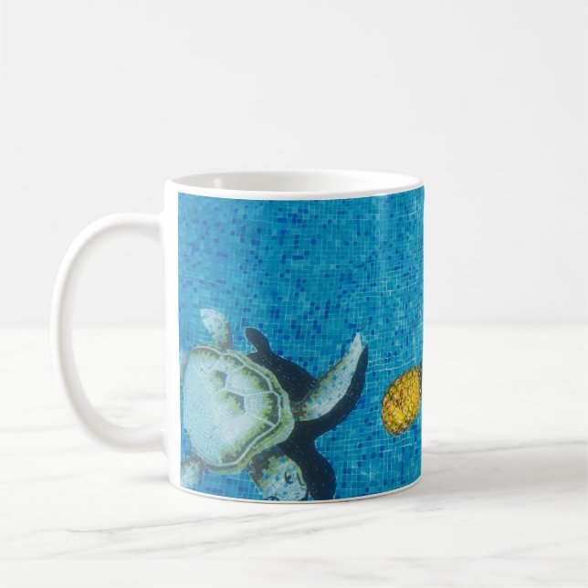 Gelbe Ananas Kaffeetasse (Links)
