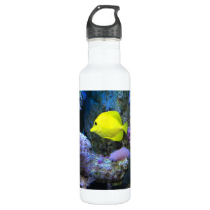 Gelbe Angele Edelstahlflasche