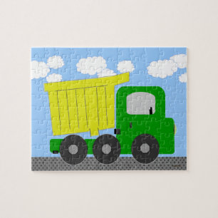 Gelbe Arbeit LKW Digitale Kunst