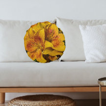 Gelbe asiatische Lilienblüten Floral