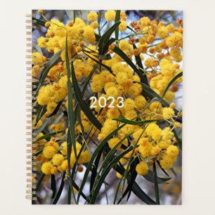 Gelbe australische Wildblüten Planer