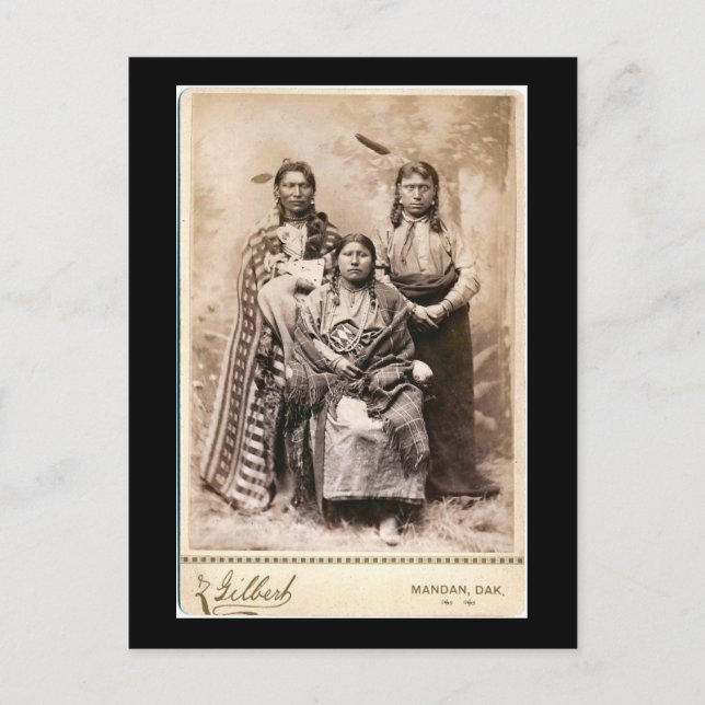 Gelbe Badger, der jüngste, hochgezogene Bone1880 Postkarte (Vorderseite)