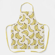 Gelbe Banane Cabana Retro Tropische Küche