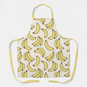 Gelbe Banane Cabana Retro Tropische Küche Schürze