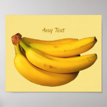 Gelbe Bananen in einer Art "Bunch Folk"