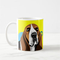 Gelbe Basset-Tasse