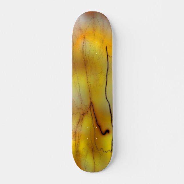 Gelbe Beleuchtung Skateboard (Vorne)