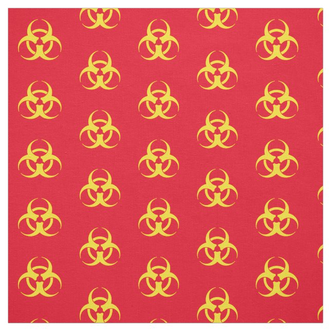 Gelbe Biogefährdung Stoff (Muster)