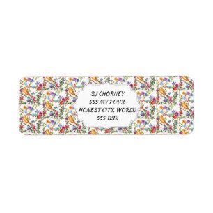 GELBE BIRD WHIMSICAL FLORAL