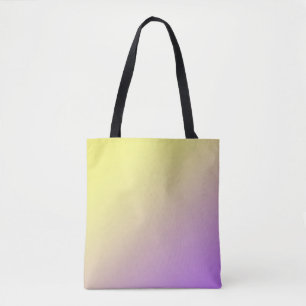 Gelbe bis Lila Farbblockleuchte Tasche