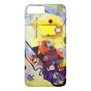 Gelbe blaue Kandinsky-Abstrakte Malerei Case-Mate iPhone Hülle