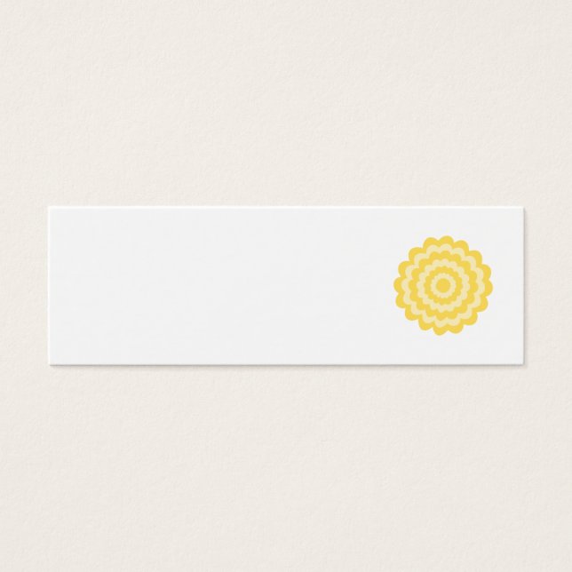 Gelbe Blume. (Vorderseite)