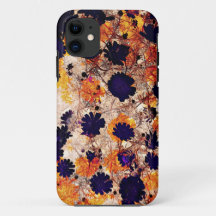 Gelbe Blume Blumenmuster Digitalkunst