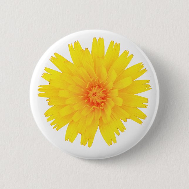 Gelbe Blume Button (Vorderseite)