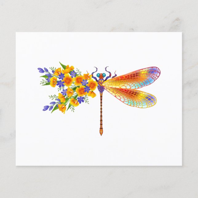 Gelbe Blume Flyer (Vorne)