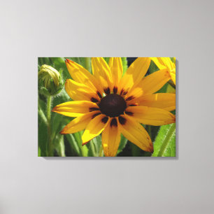 Gelbe Blume Foto Akrylic Wall Art Leinwanddruck