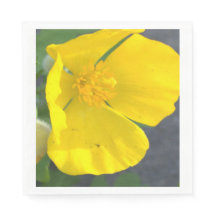 Gelbe Blume Foto Napkins