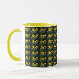 Gelbe Blume Foto Tasse
