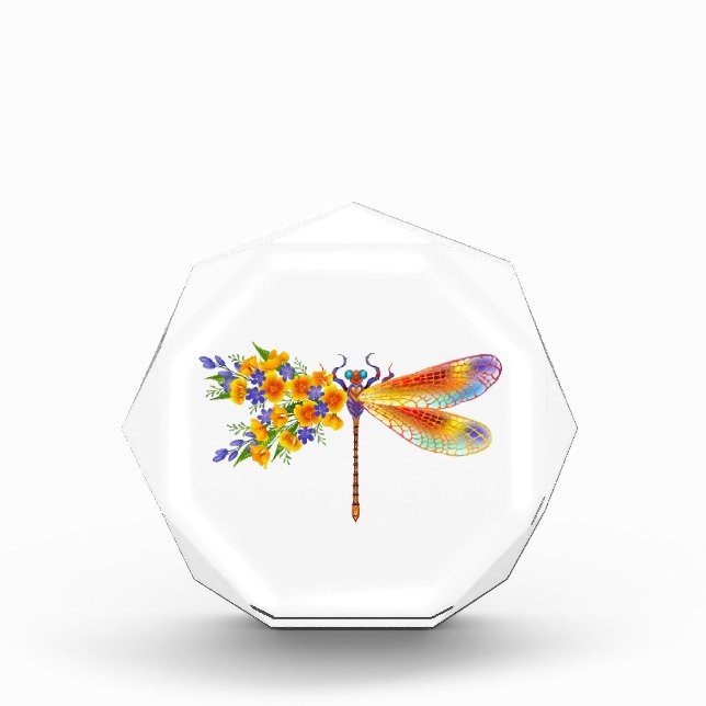 Gelbe Blume Fotoblock (Vorderseite)