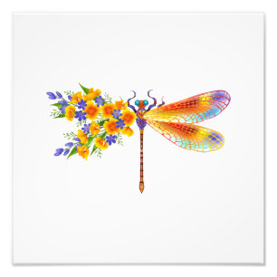 Gelbe Blume Fotodruck