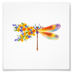 Gelbe Blume Fotodruck