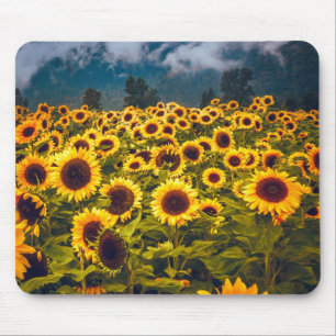 Gelbe Blume für Blumenfelder Mousepad