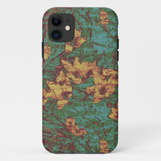 Gelbe Blume gegen Blatttarnungsmuster 2 Case-Mate iPhone Hülle