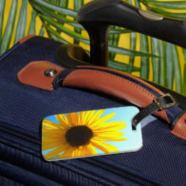 Gelbe Blume Gepäckanhänger