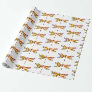 Gelbe Blume Geschenkpapier