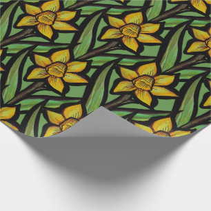 Gelbe Blume Geschenkpapier