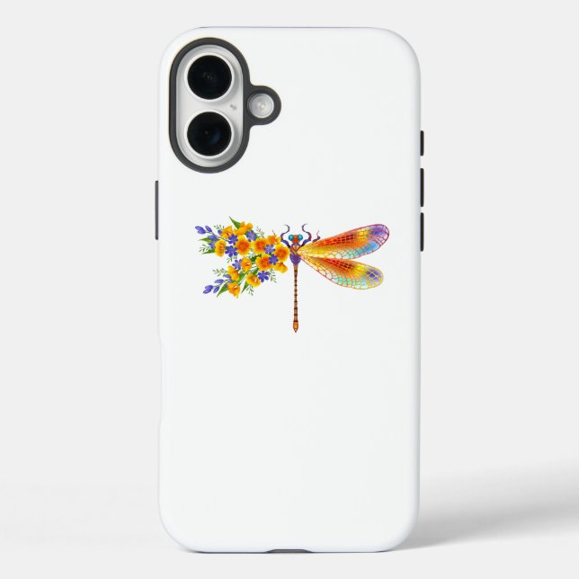 Gelbe Blume iPhone 16 Plus Hülle (Rückseite)