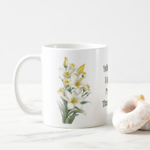 Gelbe Blume Kaffeetasse