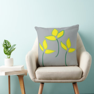 Gelbe Blume Kissen