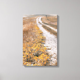 Gelbe Blume Leinwanddruck