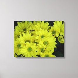 Gelbe Blume Leinwanddruck