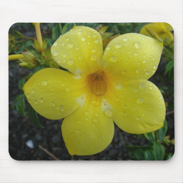Gelbe Blume Mousepad (Vorne)
